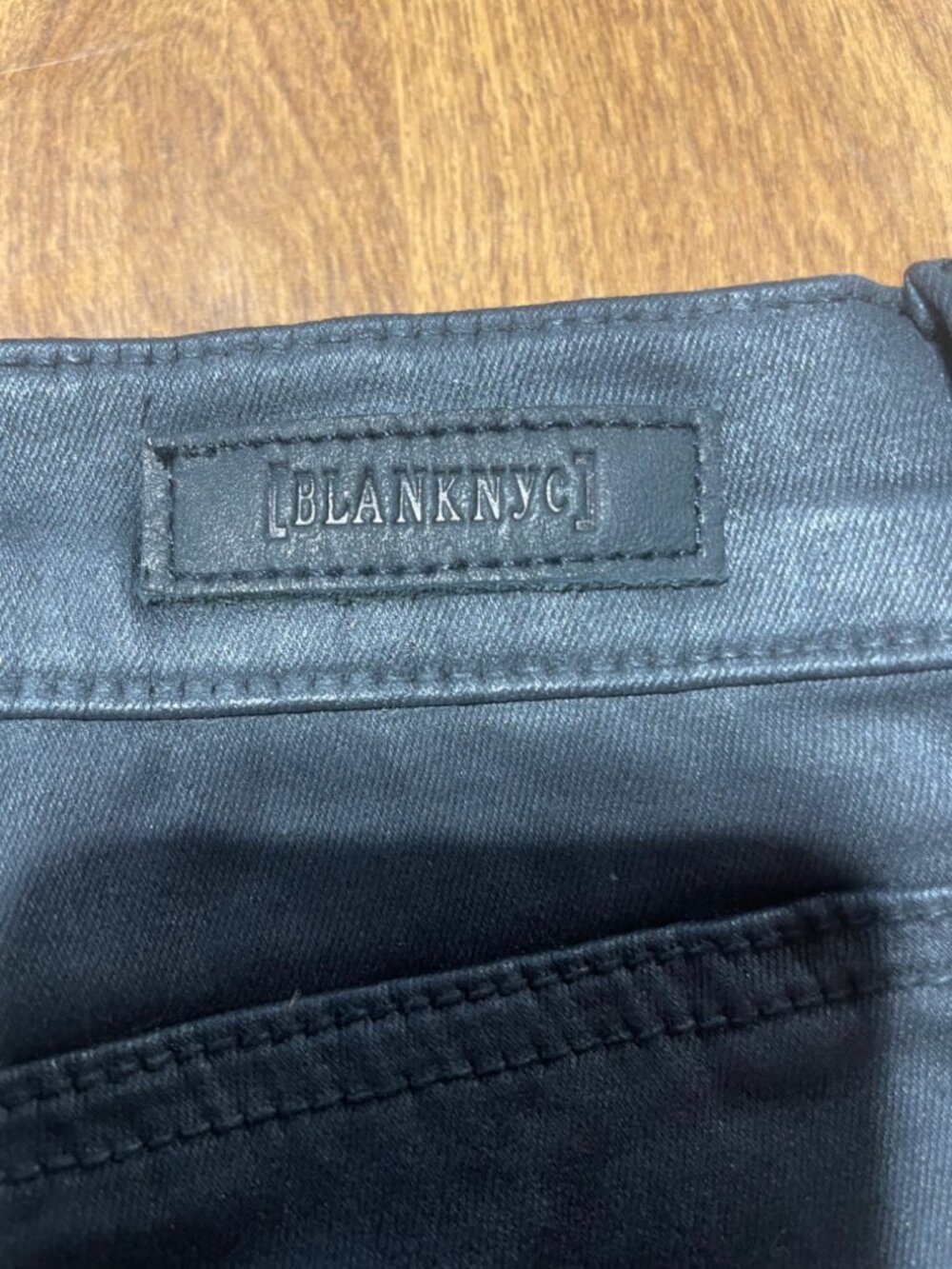 BlankNYC SPARTACUS THE GREAT JONES High Rise Skinny Black Button Fly Jeans 27 - Picture 11 of 12